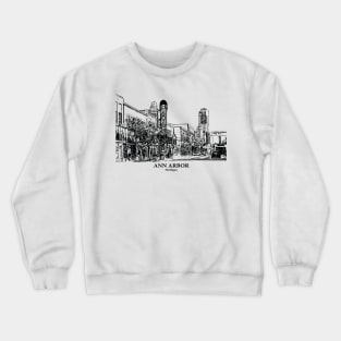 Ann Arbor - Michigan Crewneck Sweatshirt